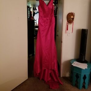 Dark Pink/Fuschia Mermaid Evening Gown